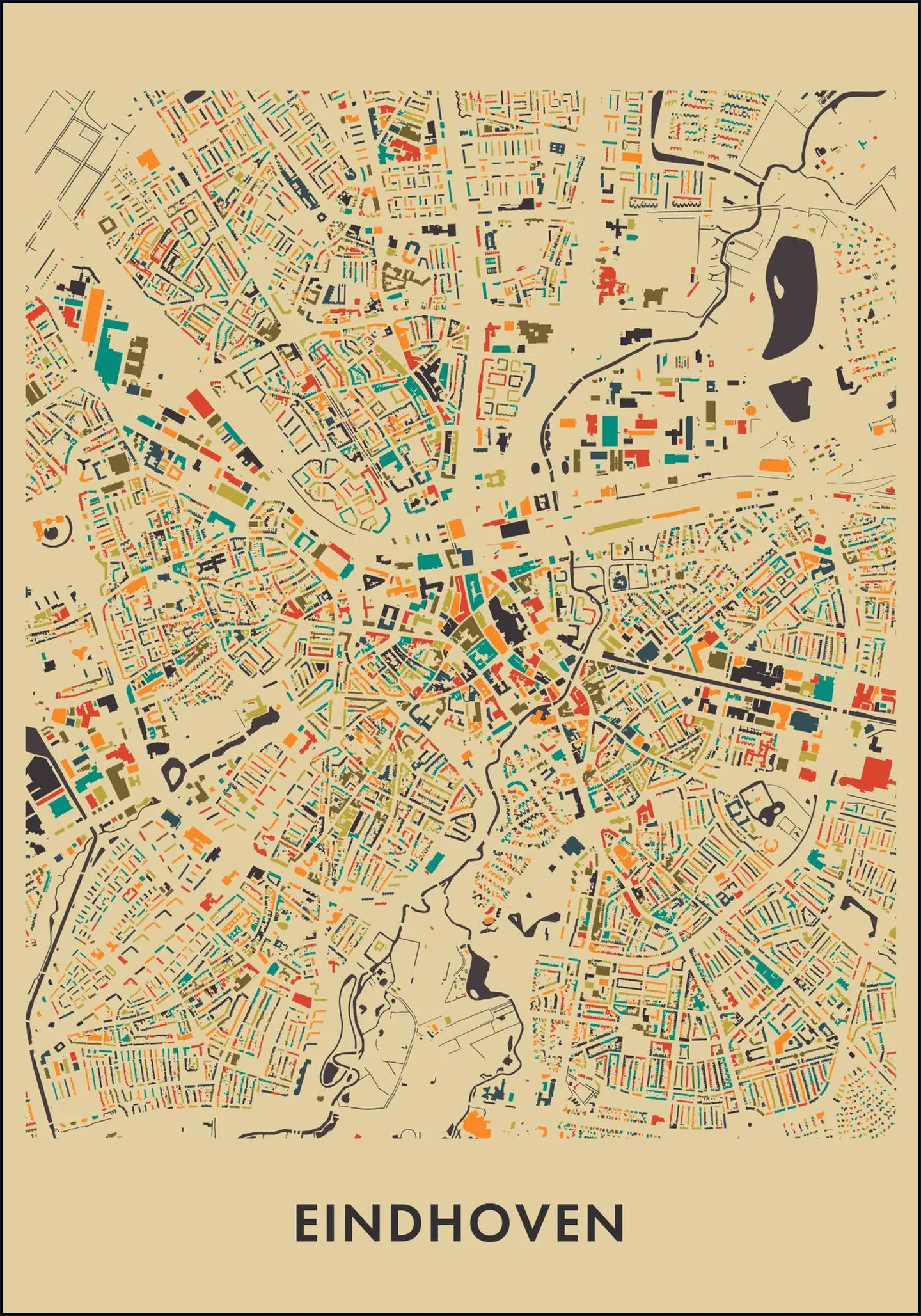 Eindhoven Mosaic Map