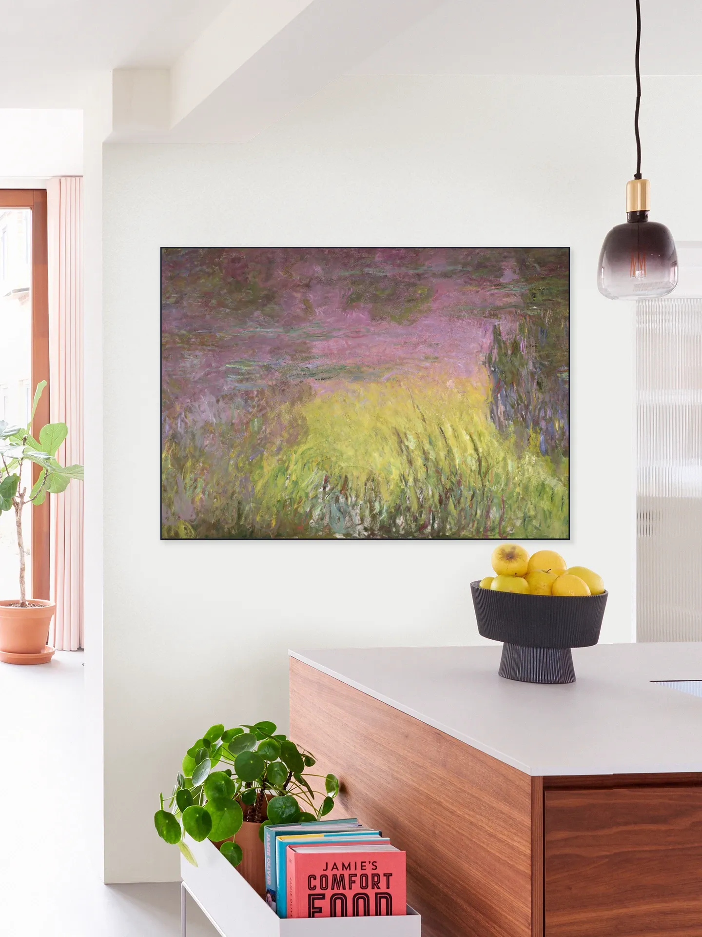 Waterlilies: Sunset - Detail