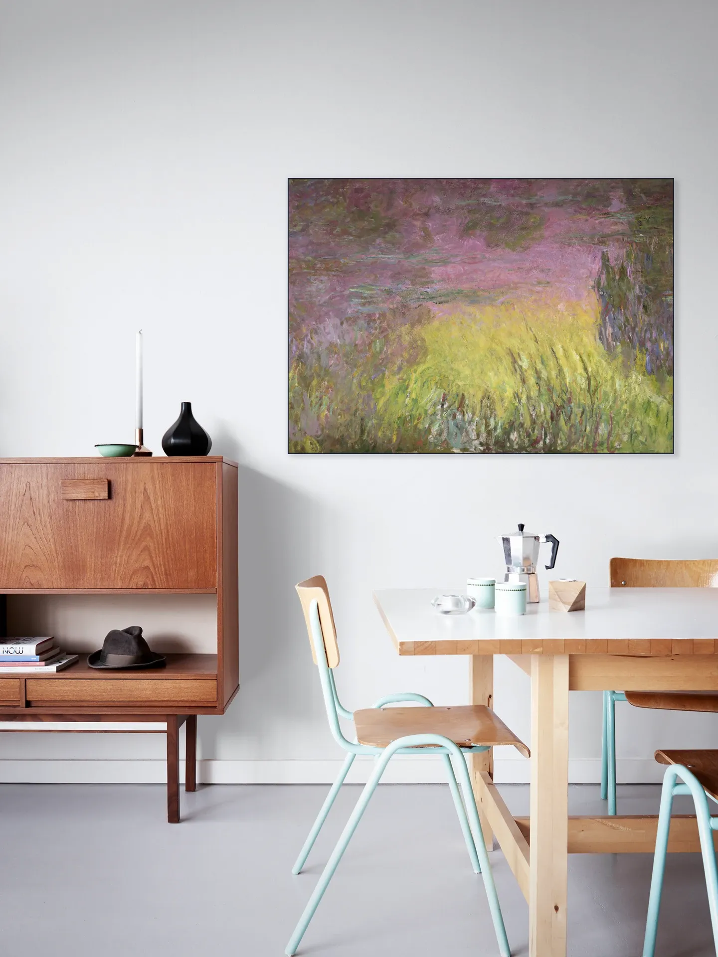 Waterlilies: Sunset - Detail