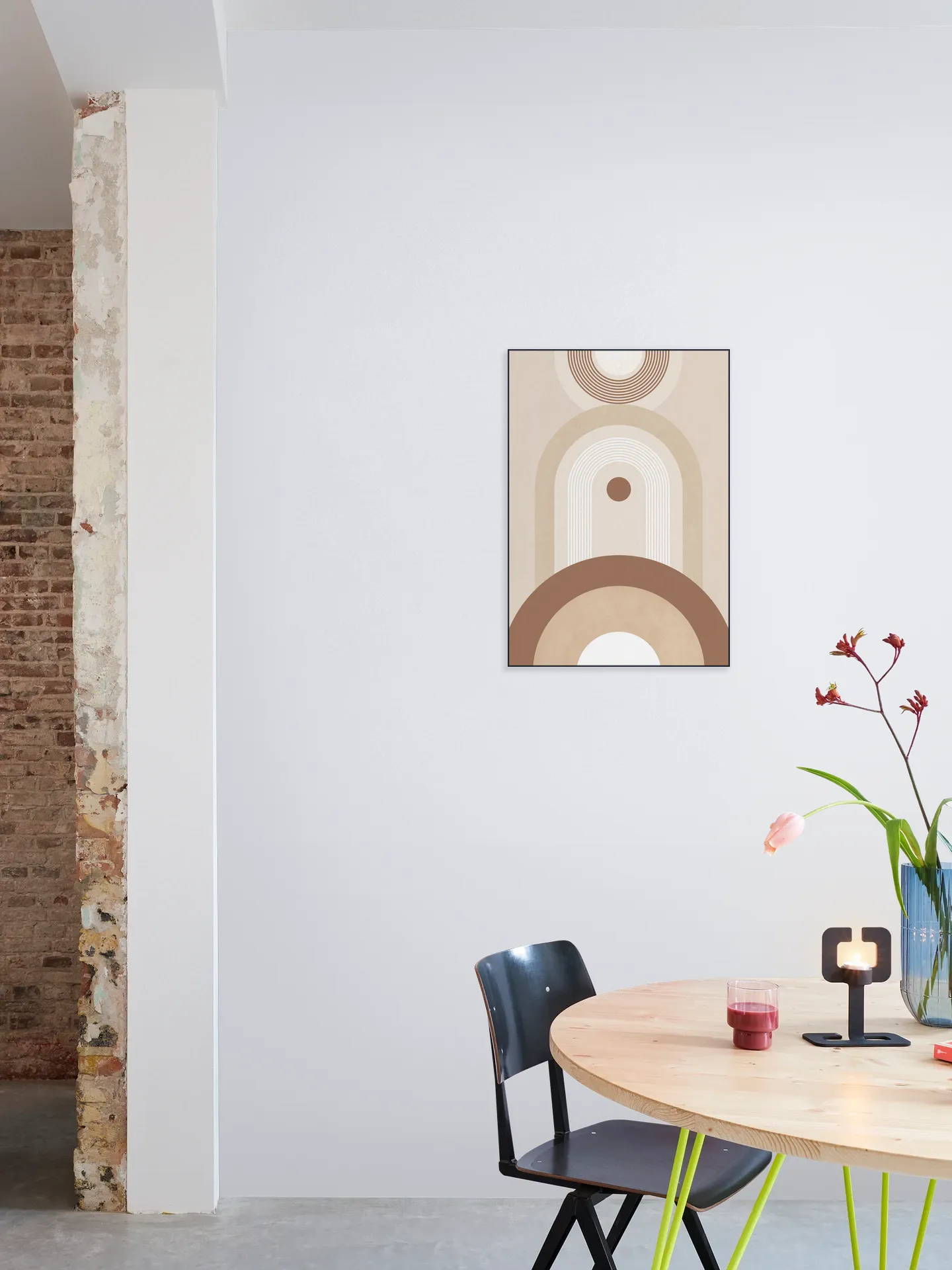 Beige Mid Century Poster No.2