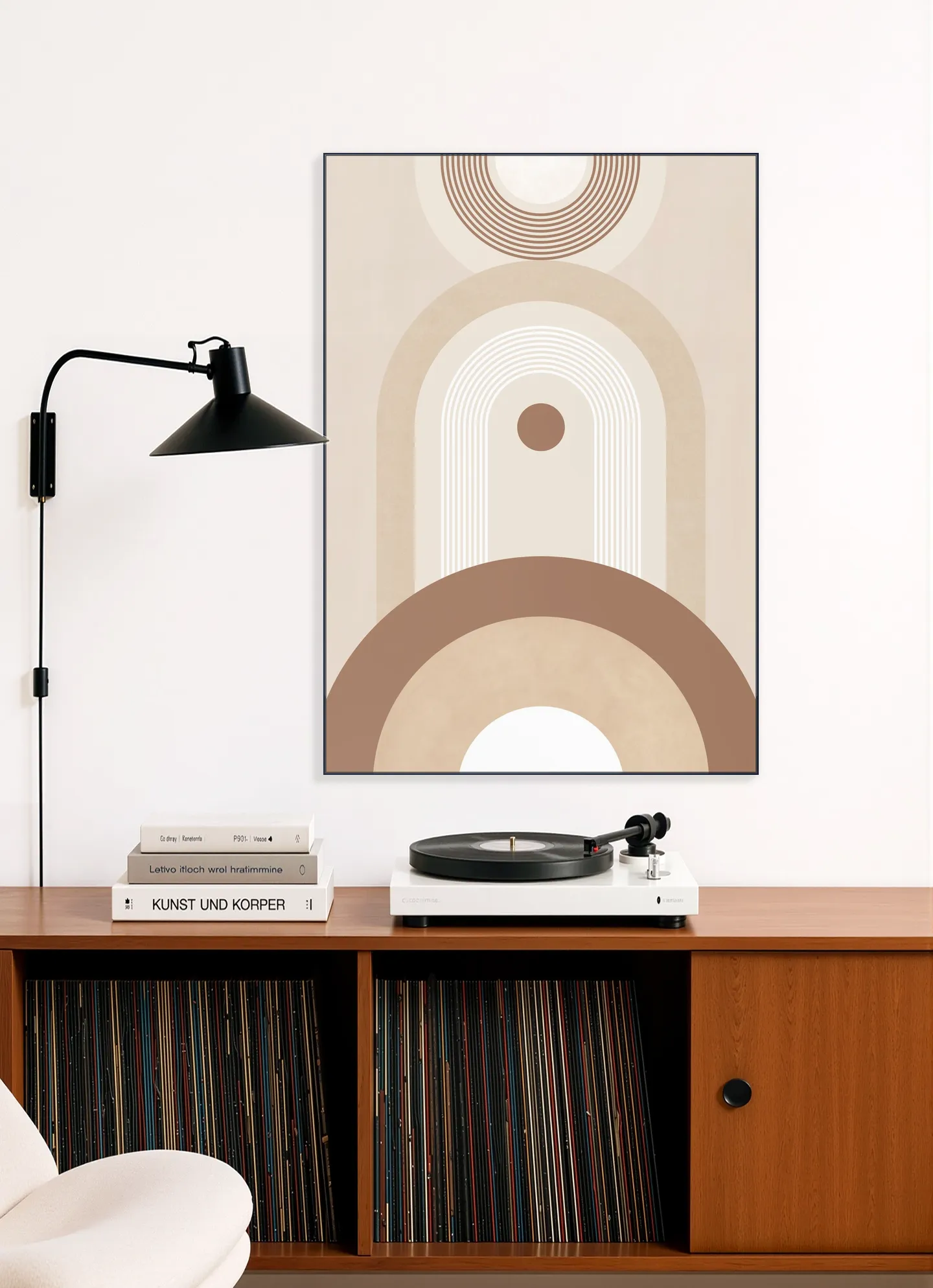 Beige Mid Century Poster No.2