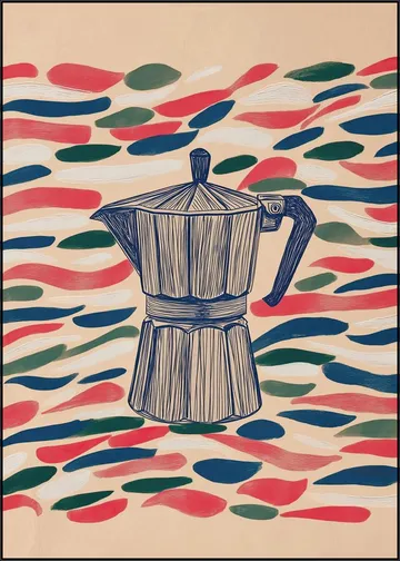 Colourful Moka Pot