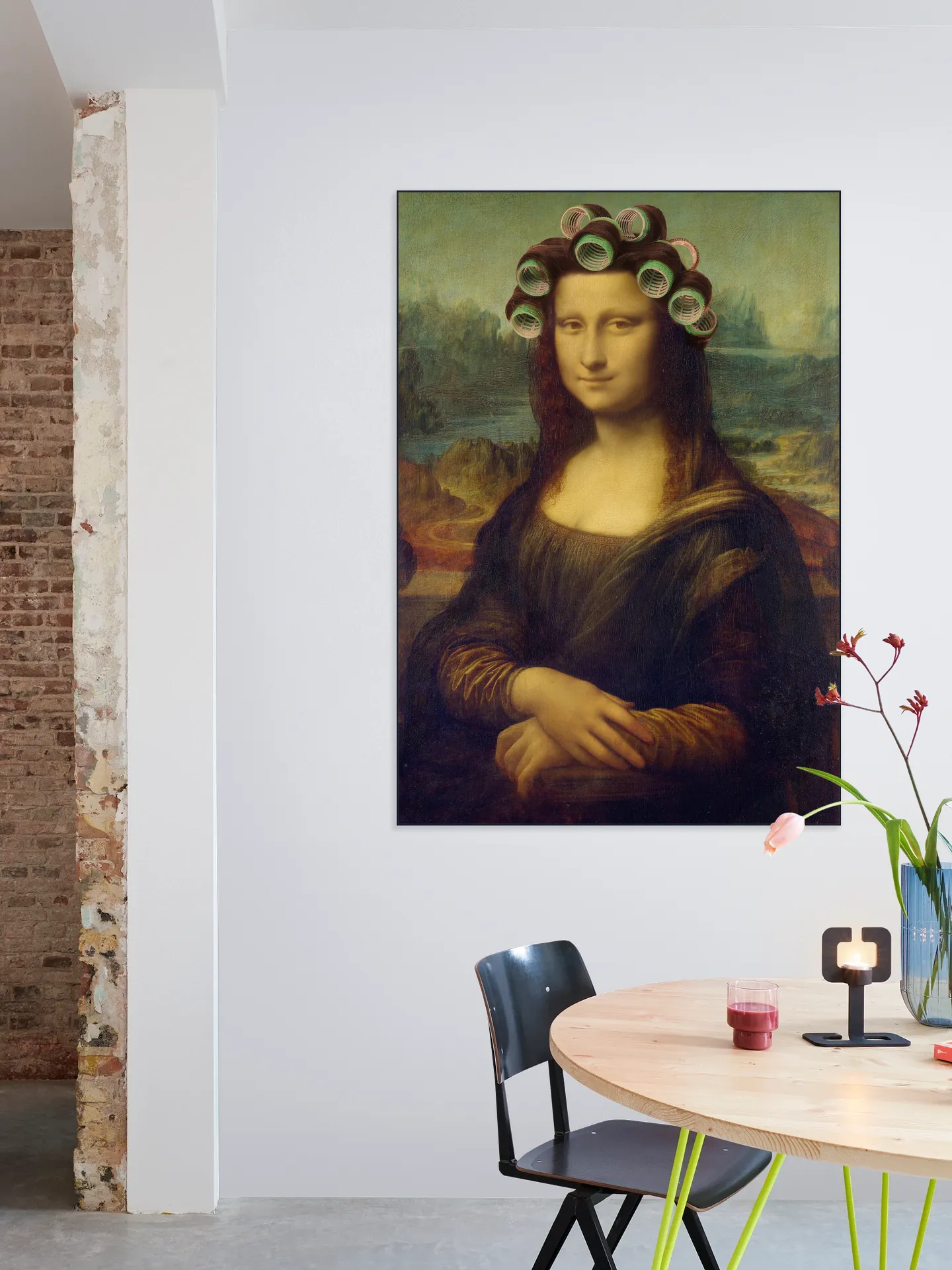 Mona Lisa - the curly girly edition