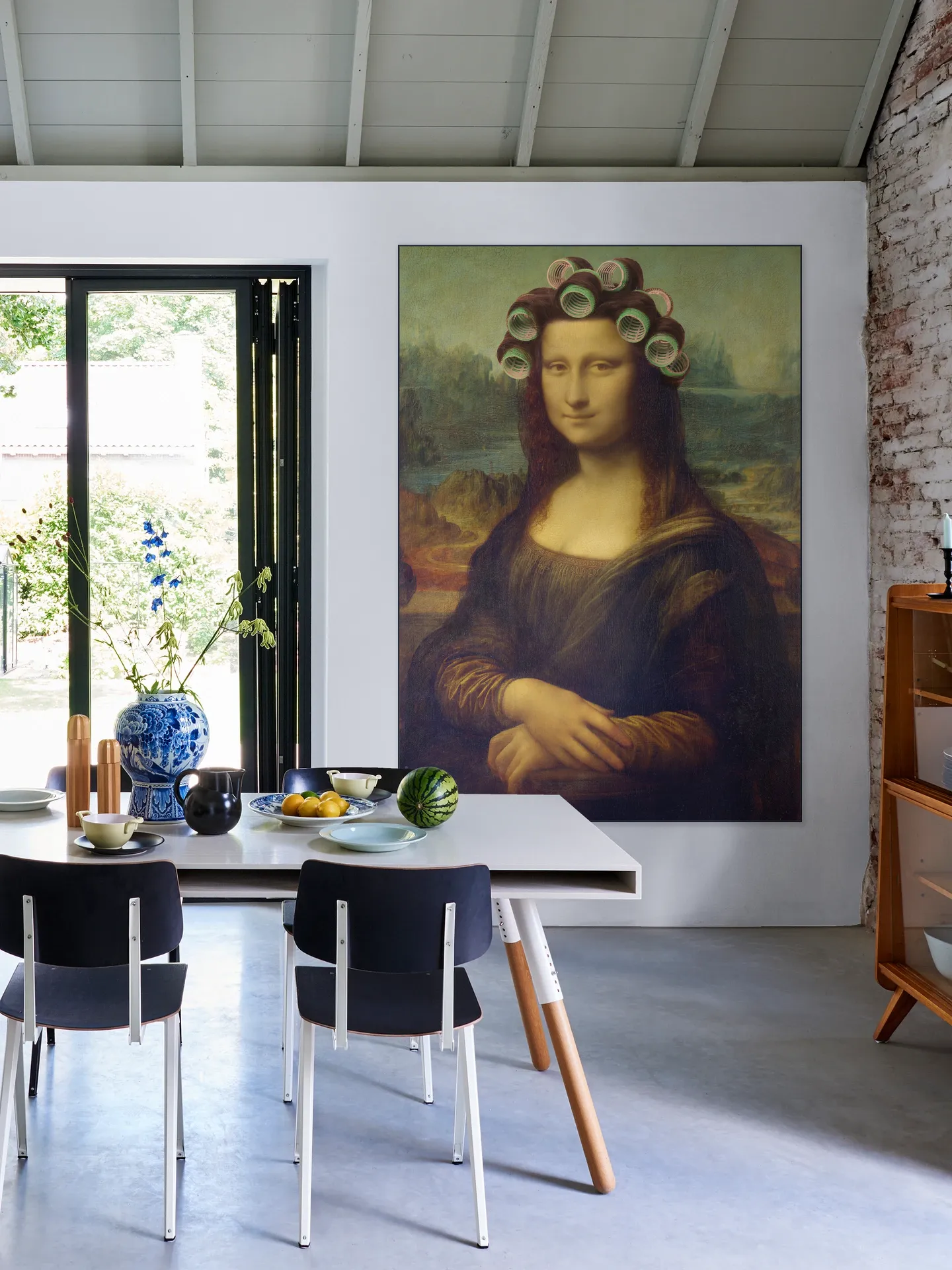 Mona Lisa - the curly girly edition