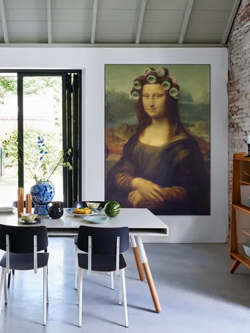 Mona Lisa - the curly girly edition