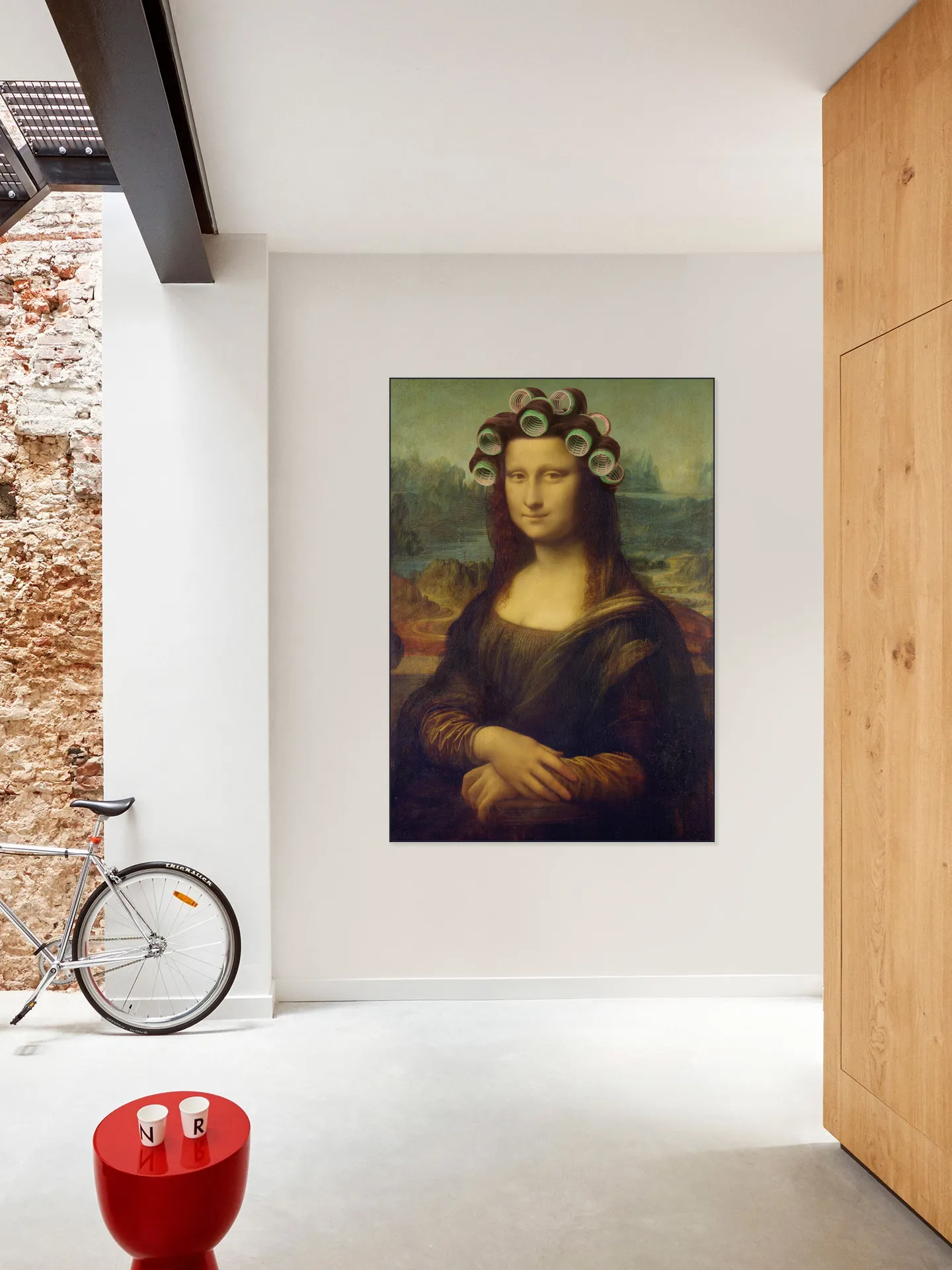 Mona Lisa - the curly girly edition