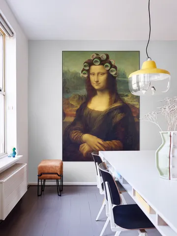 Mona Lisa - the curly girly edition
