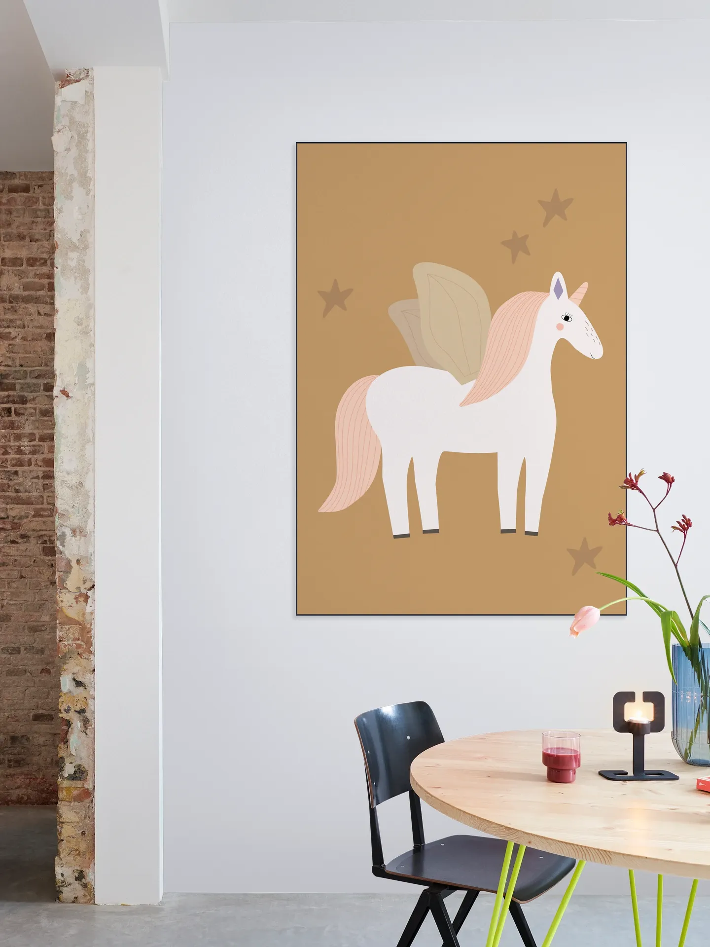 Winged Unicorn Ochre
