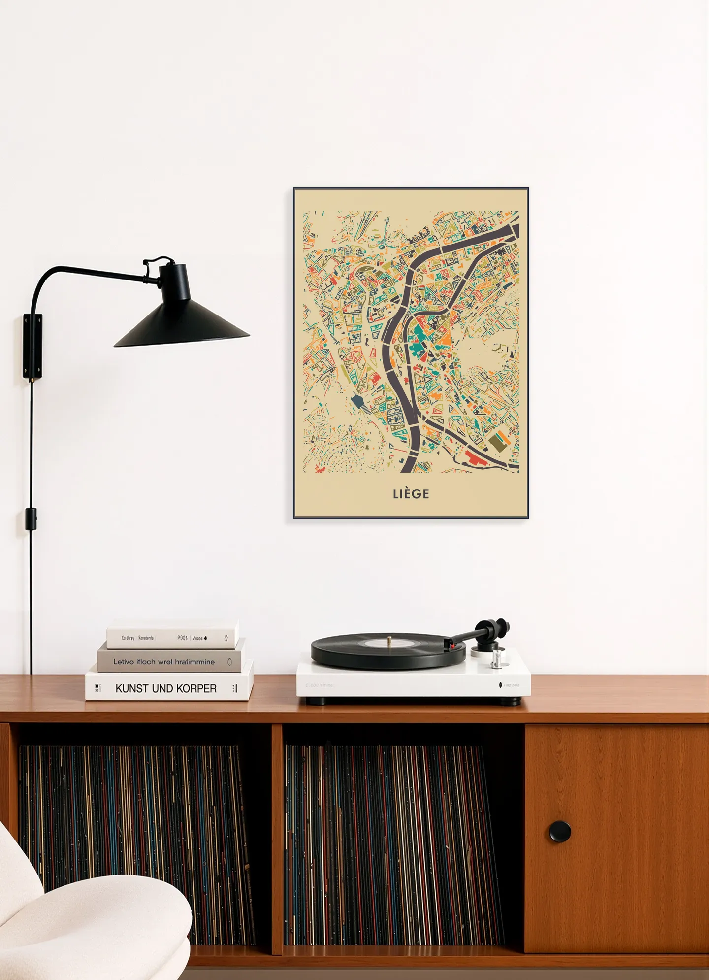 Liège Mosaic Map