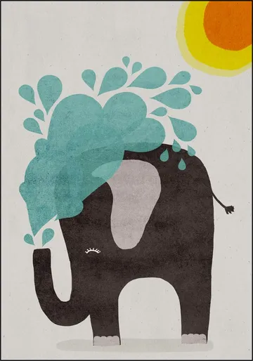 Funny elephant