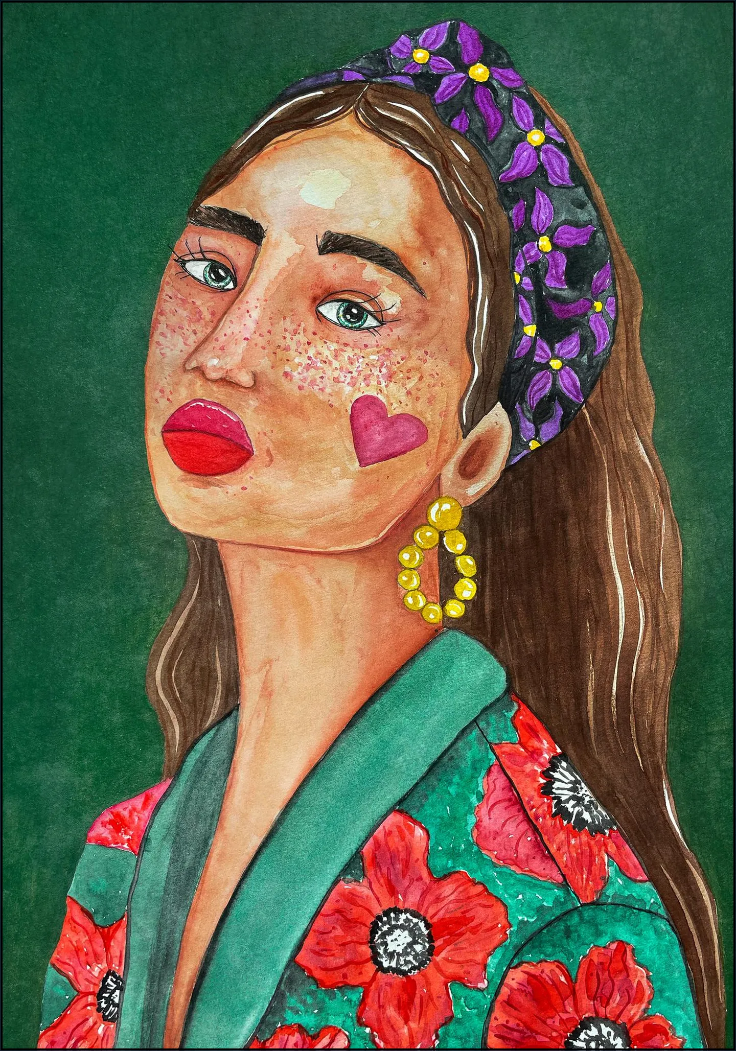 Girl with hairband
