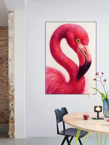 Vivid Pink Flamingo