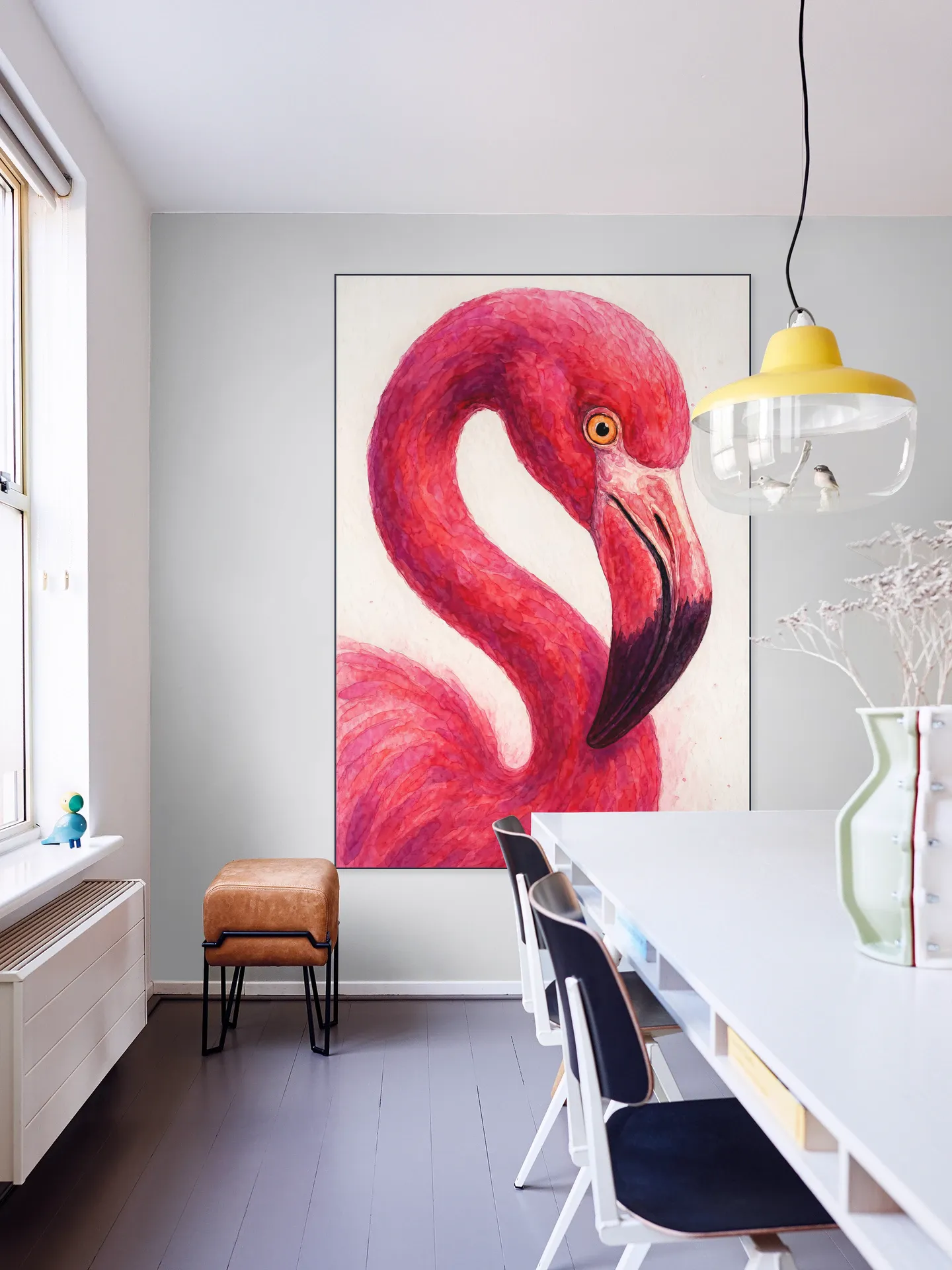 Vivid Pink Flamingo