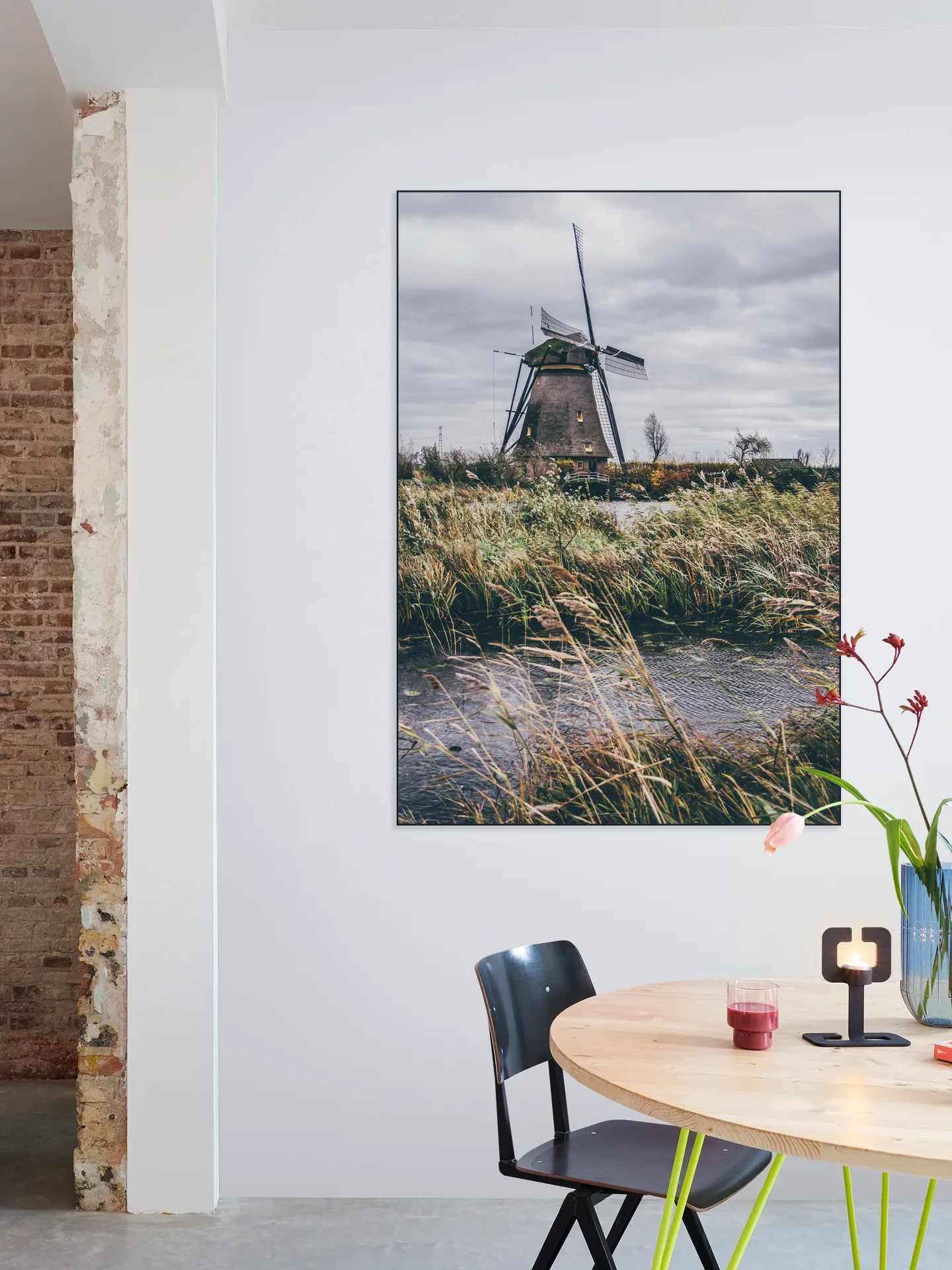 Storm in Kinderdijk
