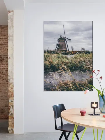 Storm in Kinderdijk