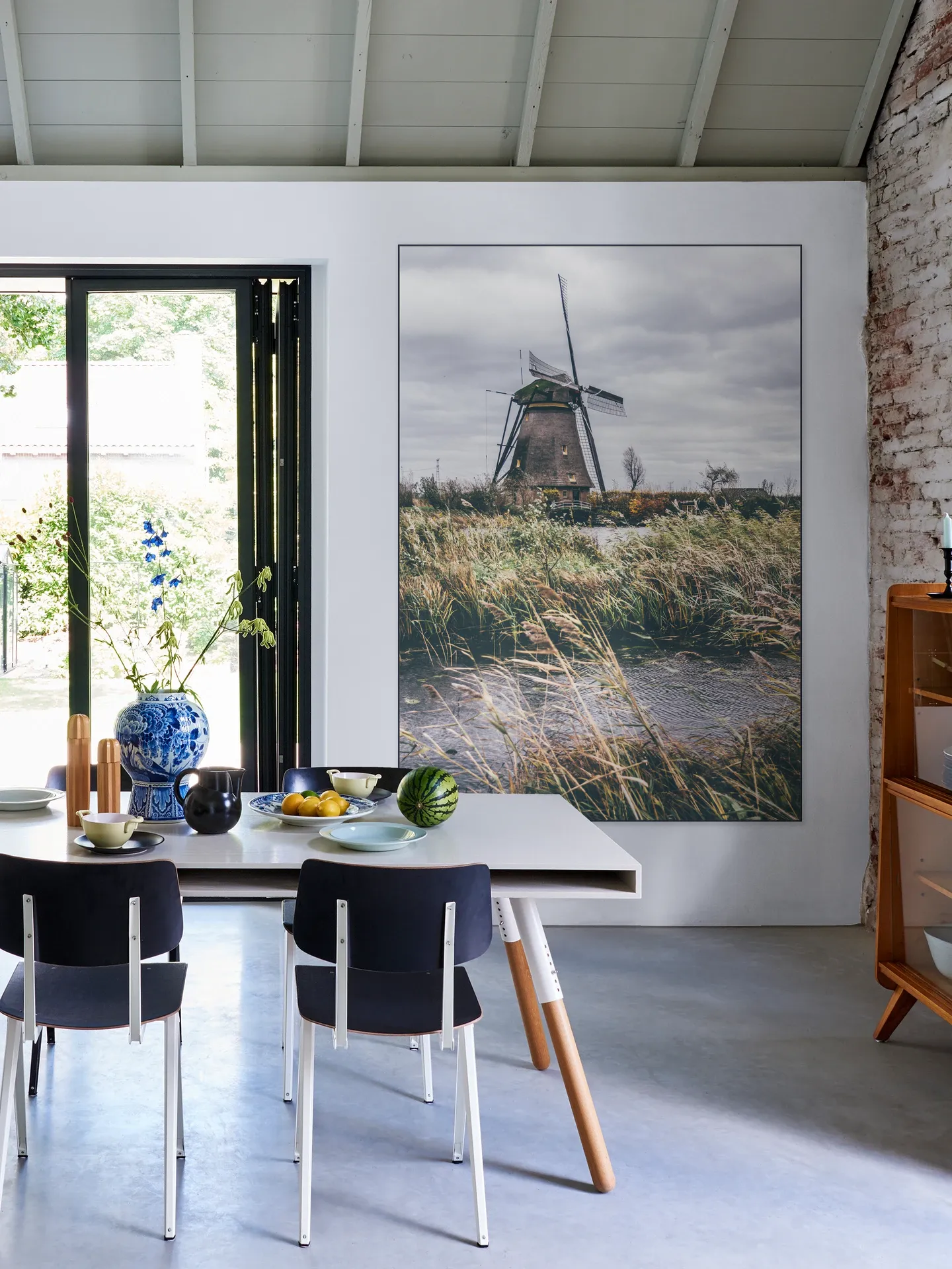 Storm in Kinderdijk
