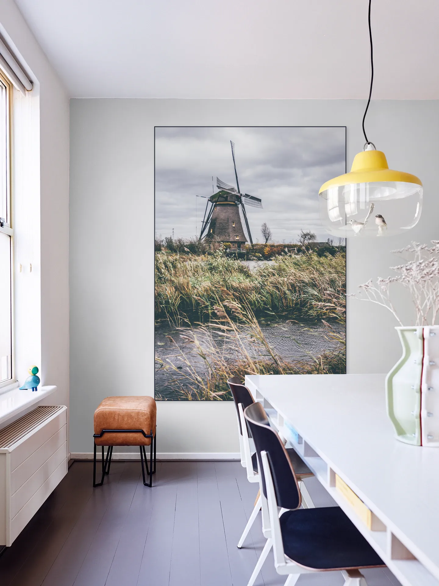 Storm in Kinderdijk
