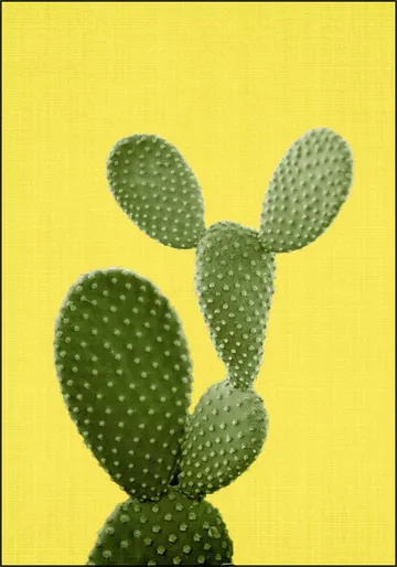 Cactus Yellow Print 87