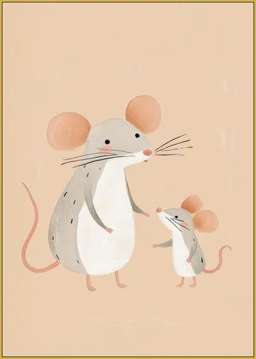 Mommy and Baby Mouse