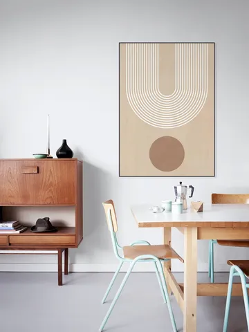 Beige Arc Poster No.3