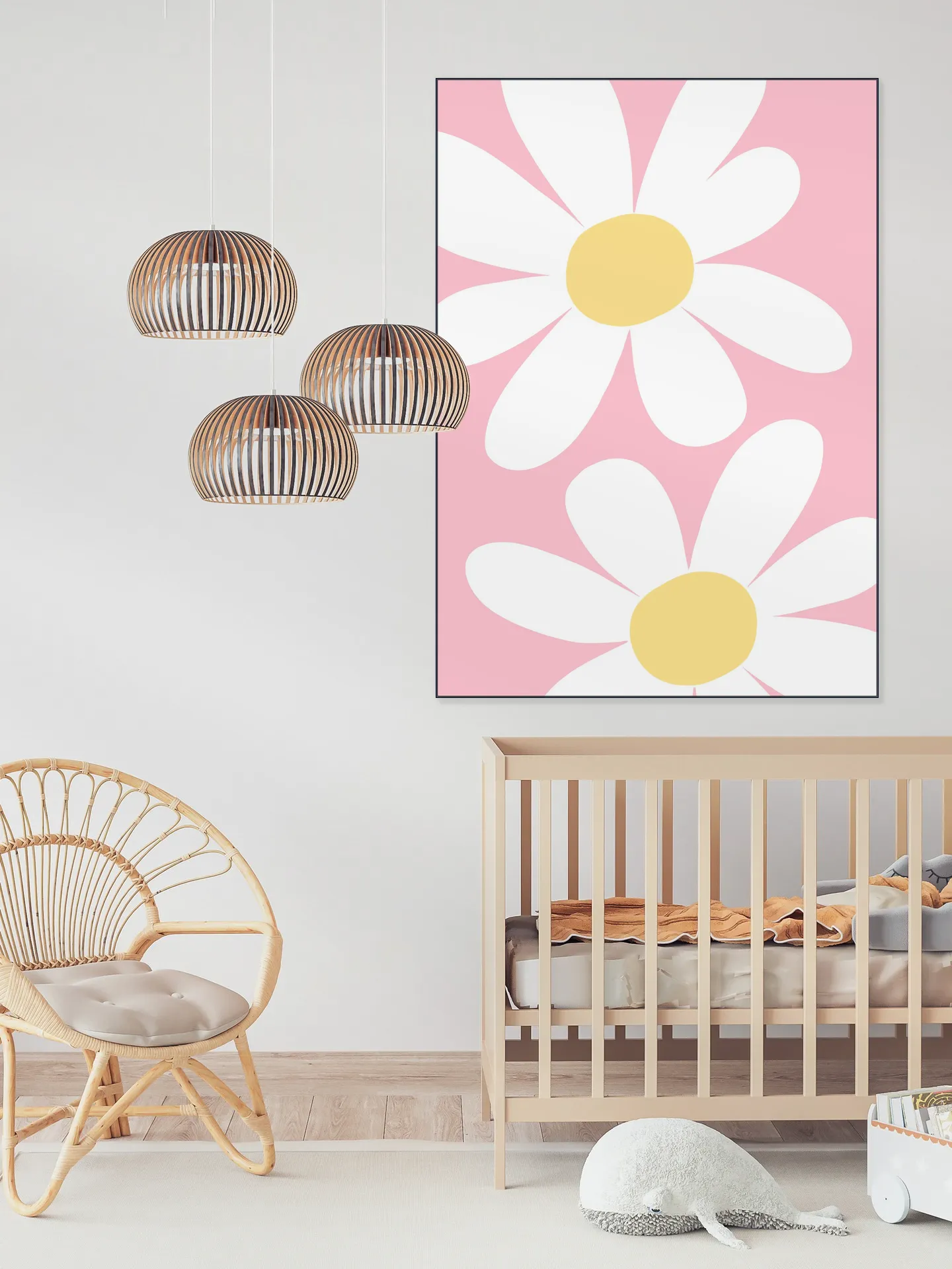 Flowers on Pink
