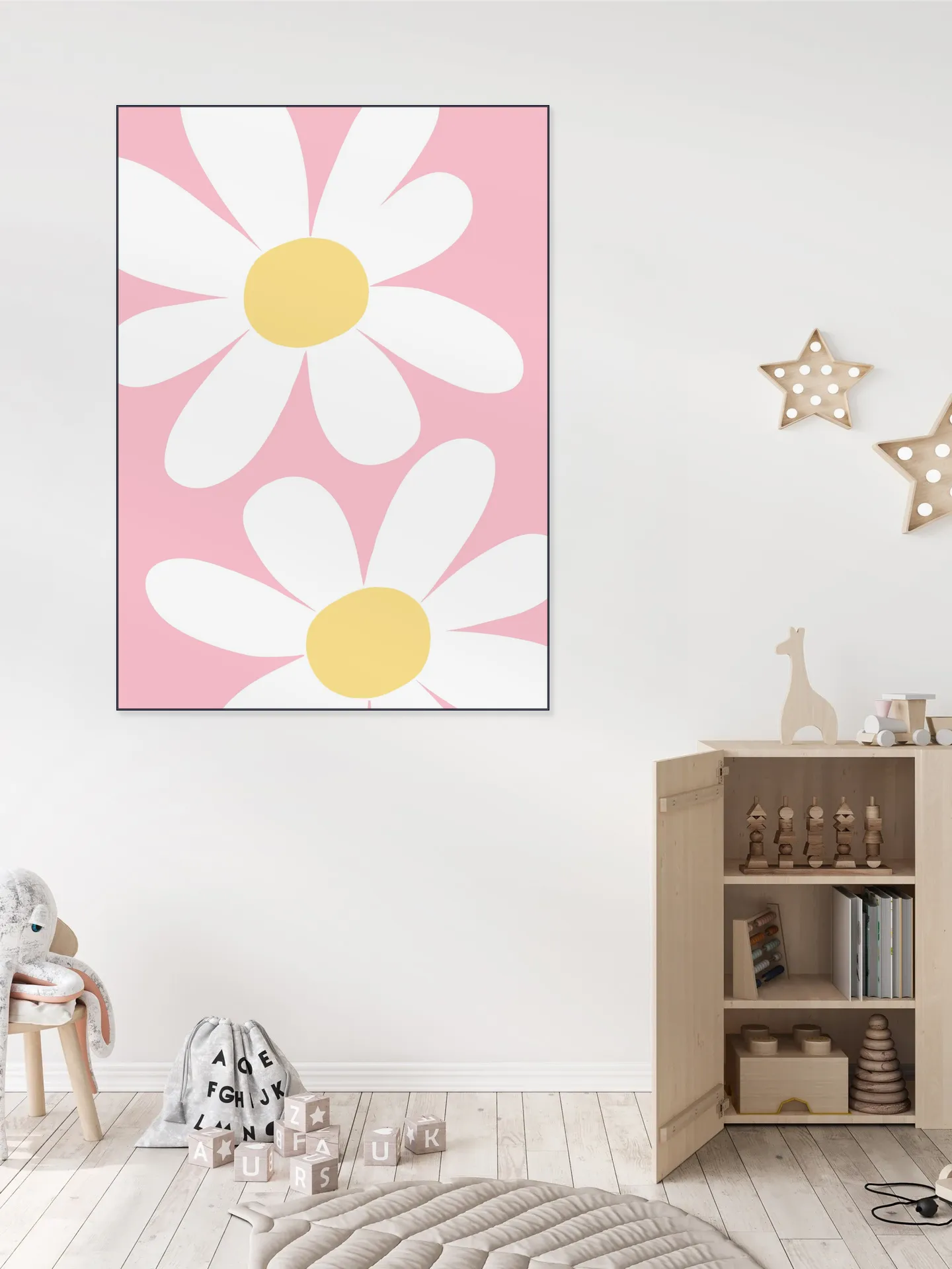 Flowers on Pink