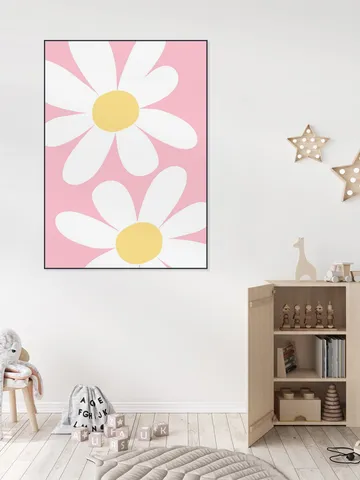 Flowers on Pink