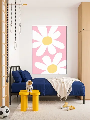 Flowers on Pink