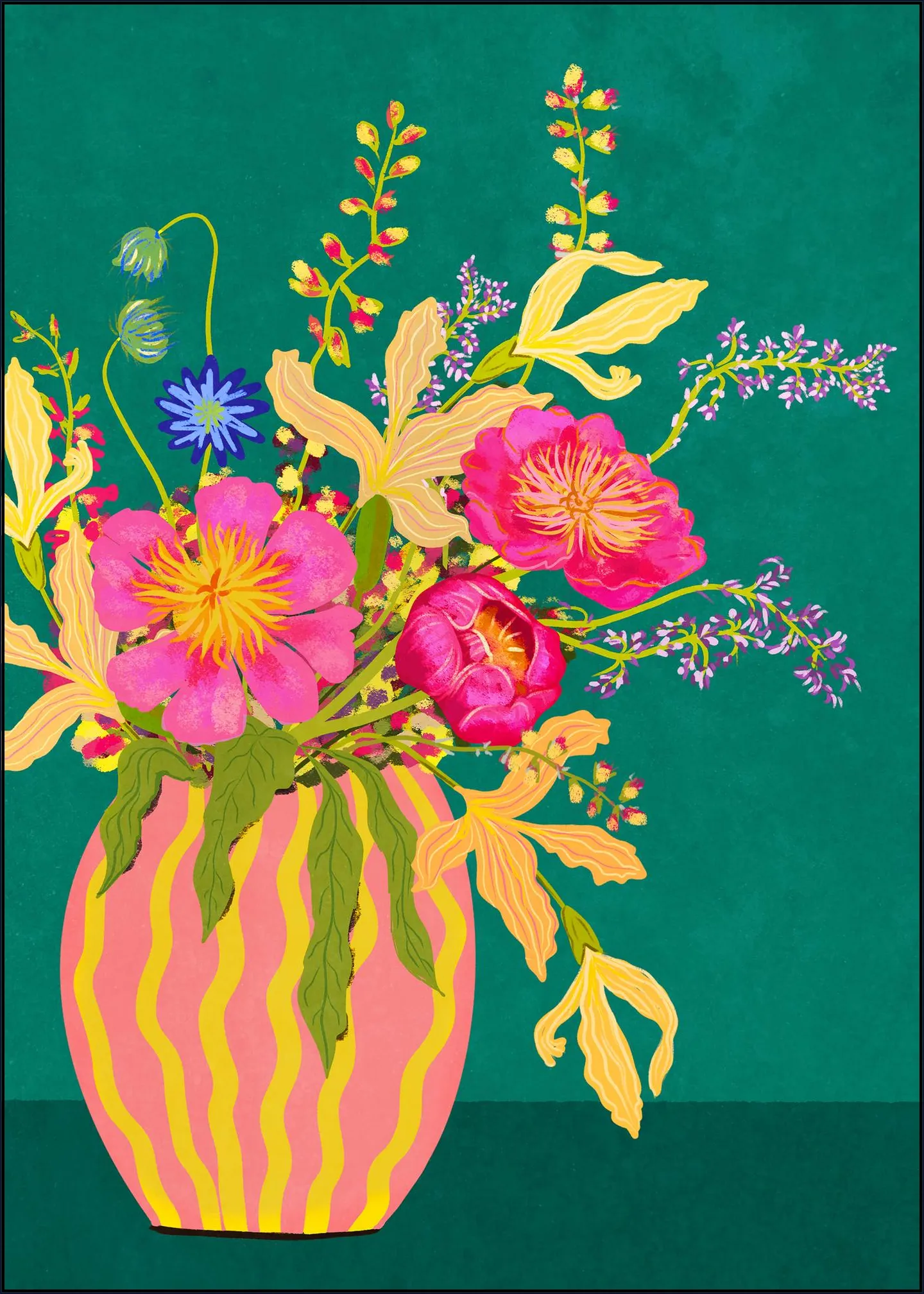 Bouquet With Peonies