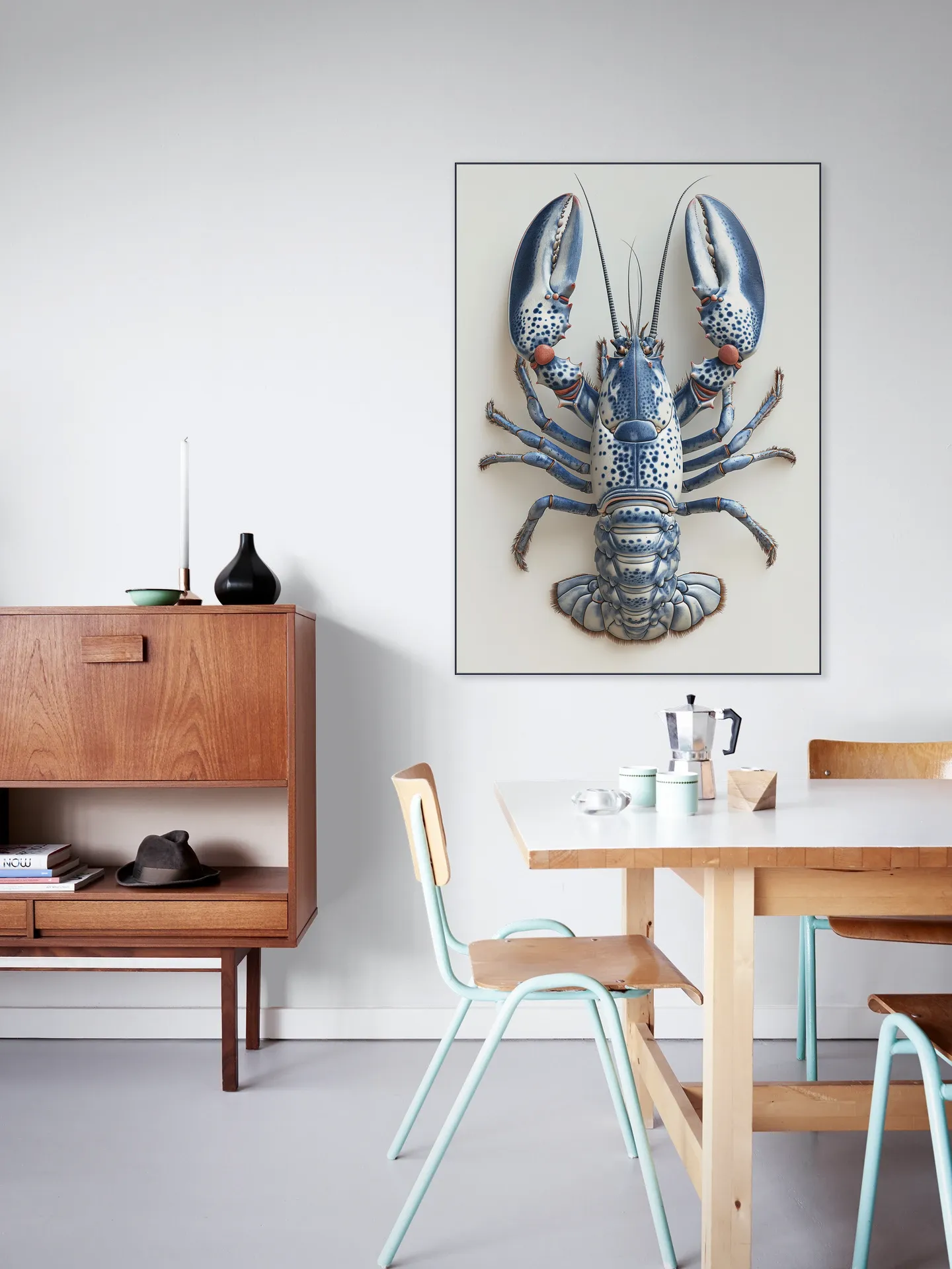 Delft Blue Lobster - White