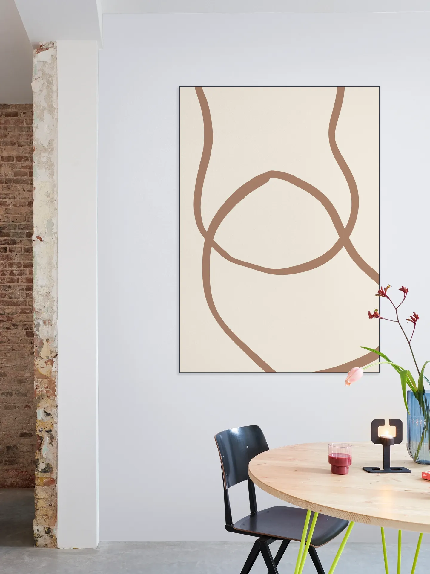 Abstract Lines Mocha 6