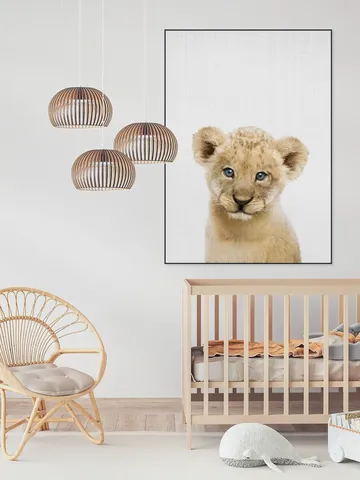 Baby Lion - blue eyes