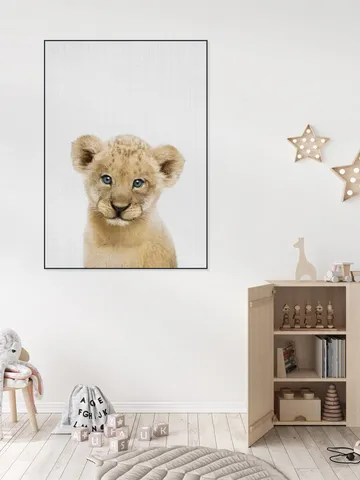 Baby Lion - blue eyes