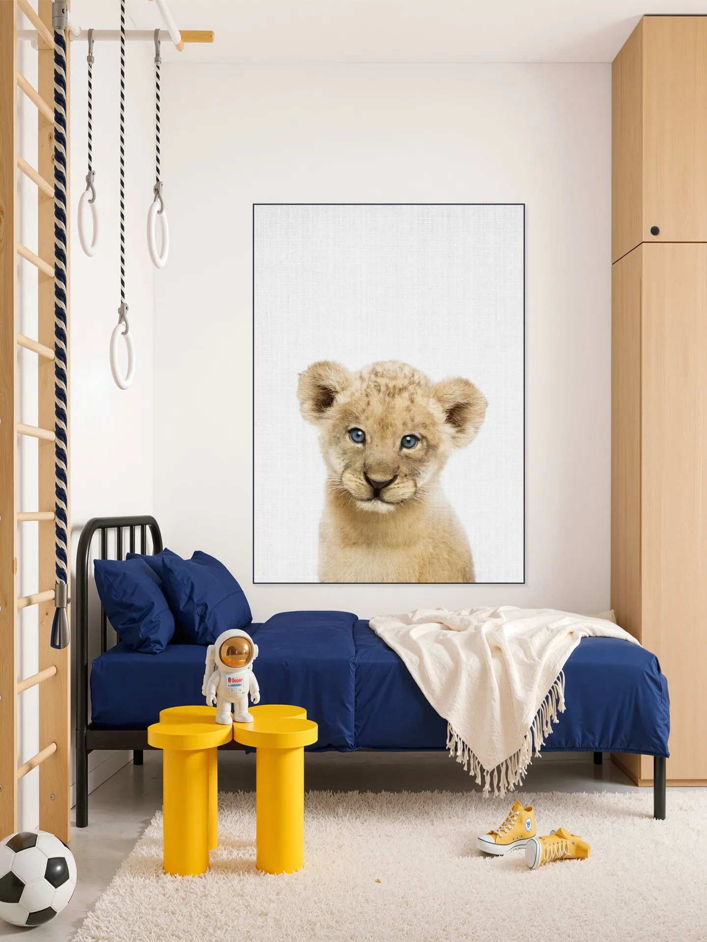 Baby Lion - blue eyes