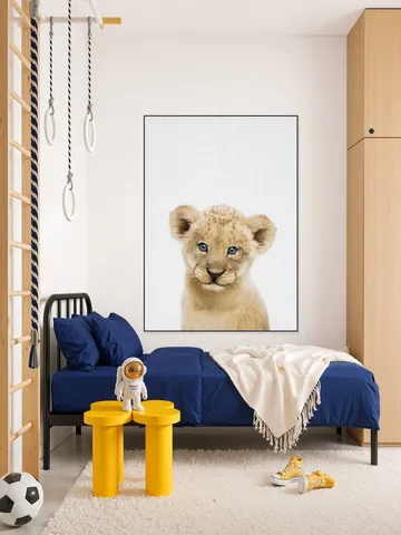Baby Lion - blue eyes