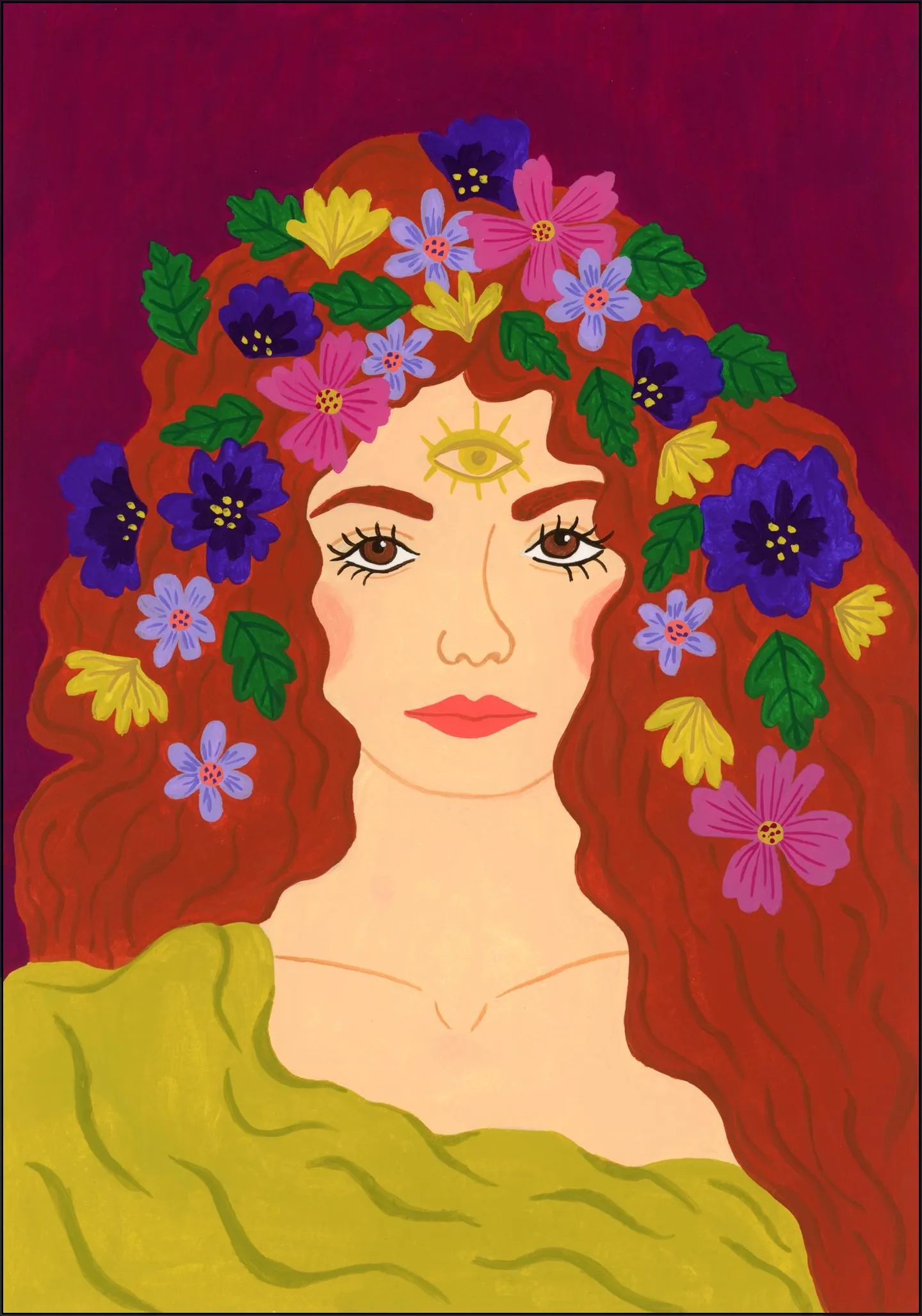Flower Hair