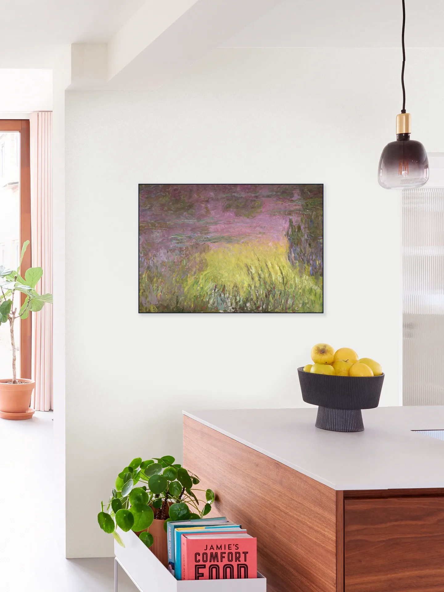 Waterlilies: Sunset - Detail