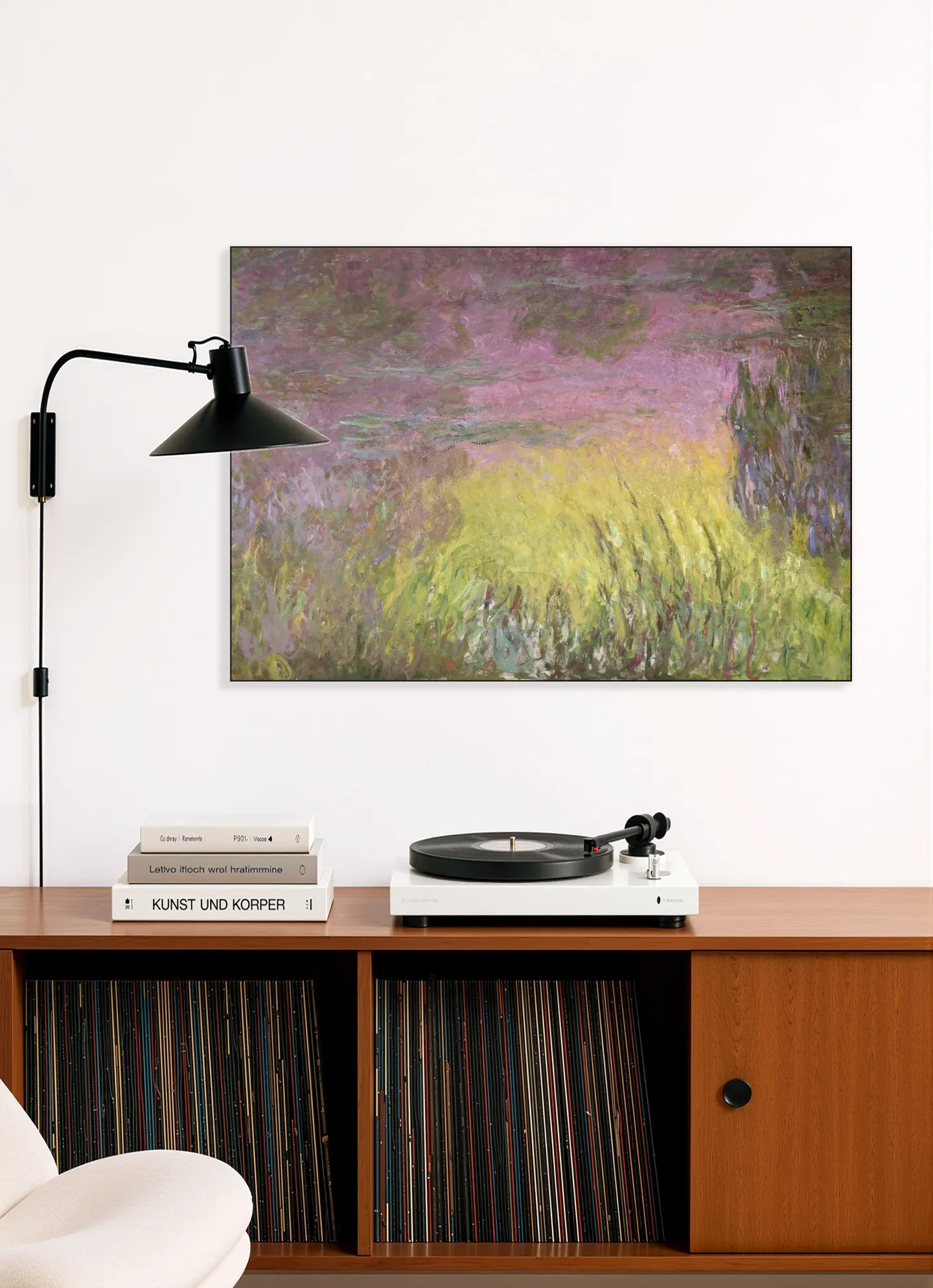 Waterlilies: Sunset - Detail