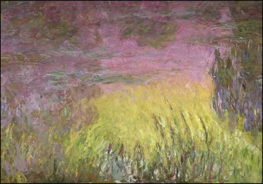 Waterlilies: Sunset - Detail