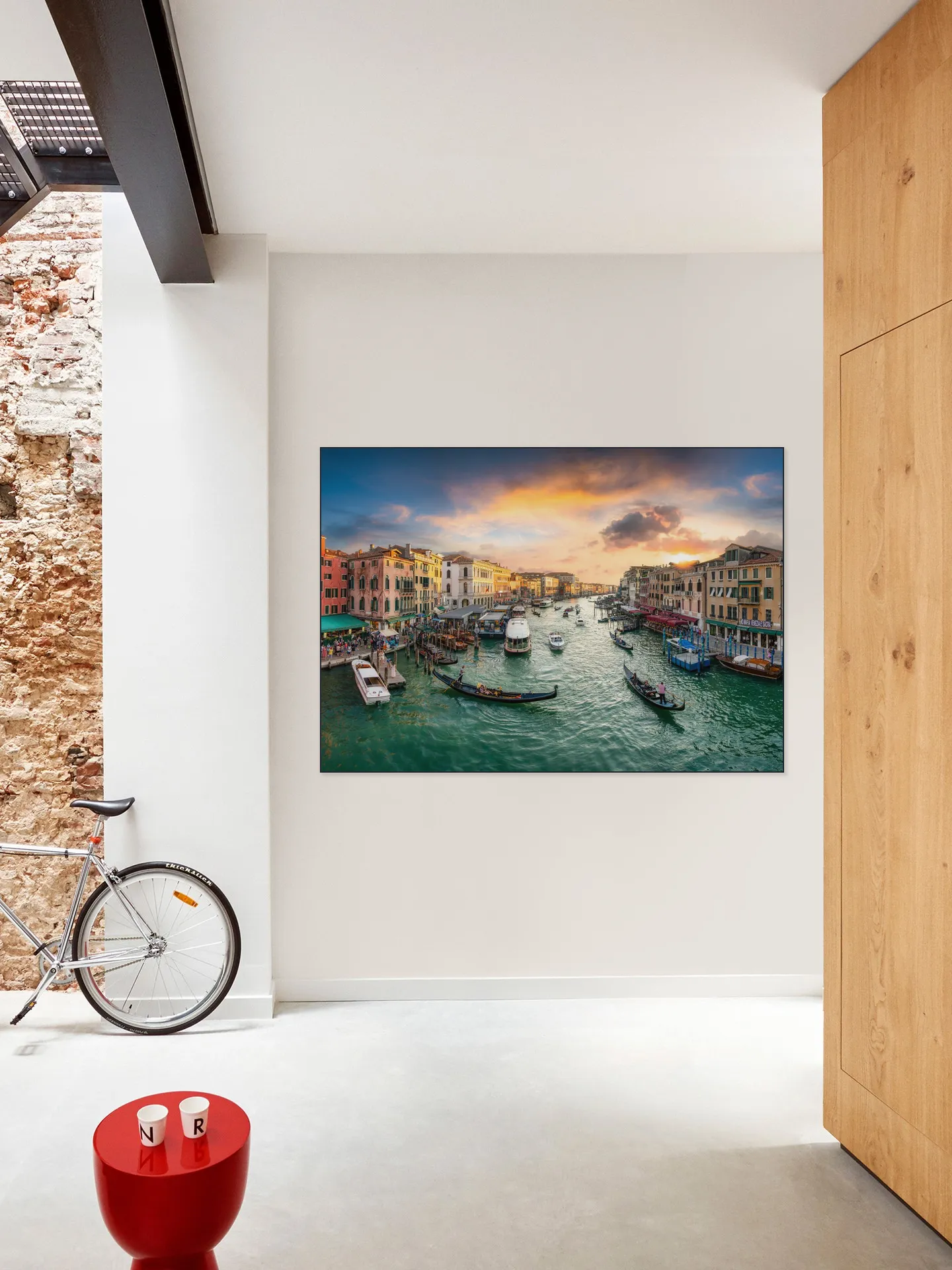 Canal Grande at sunset, Venice, Italy