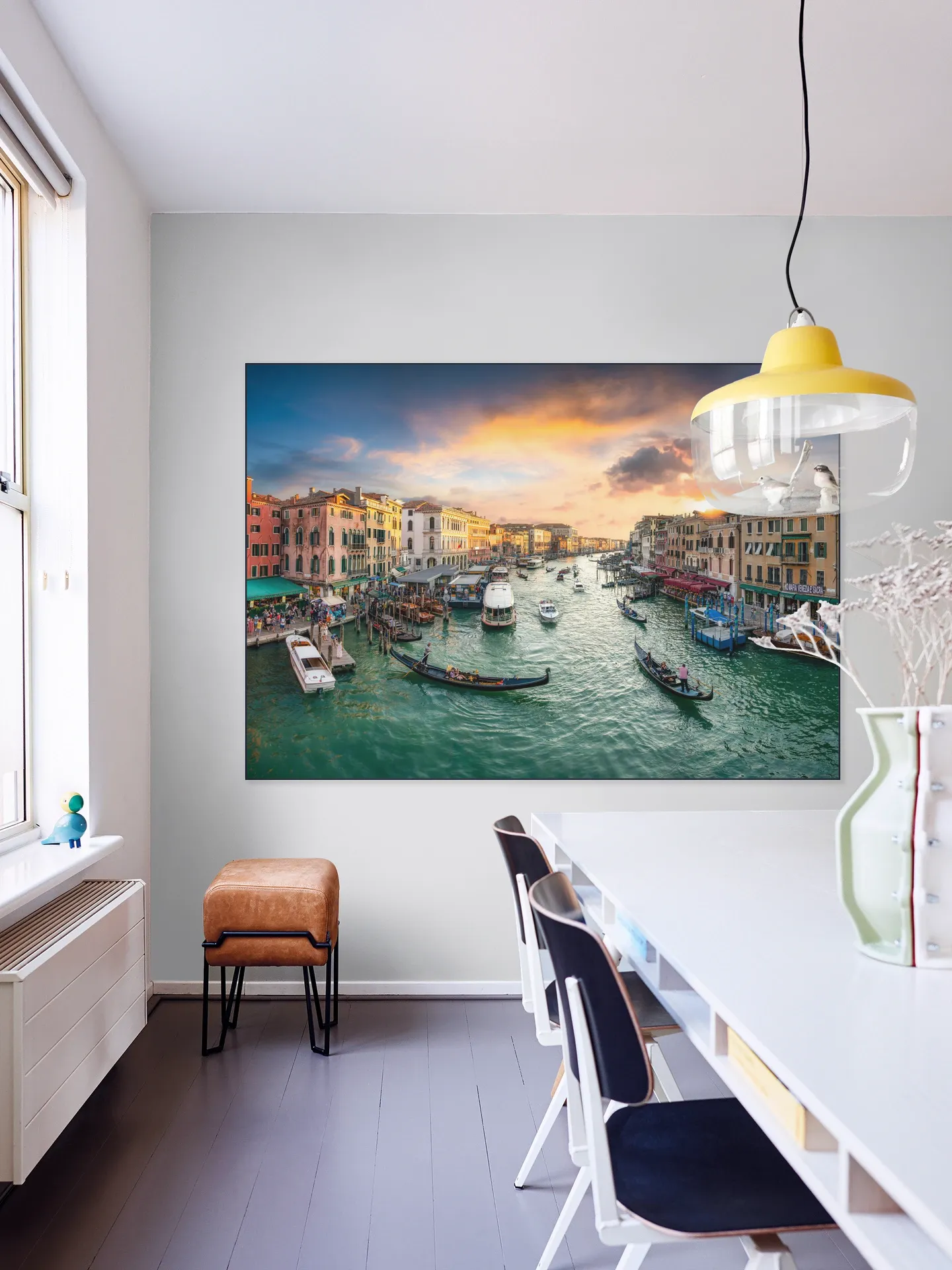 Canal Grande at sunset, Venice, Italy