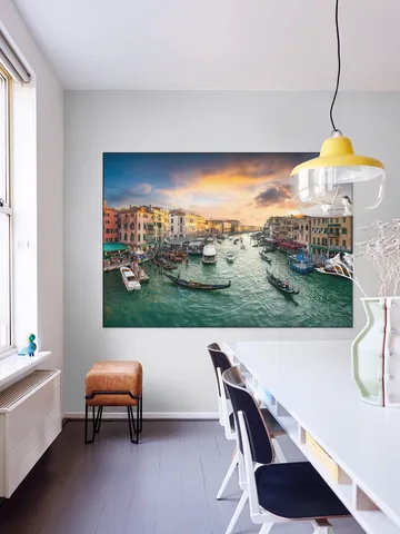 Canal Grande at sunset, Venice, Italy