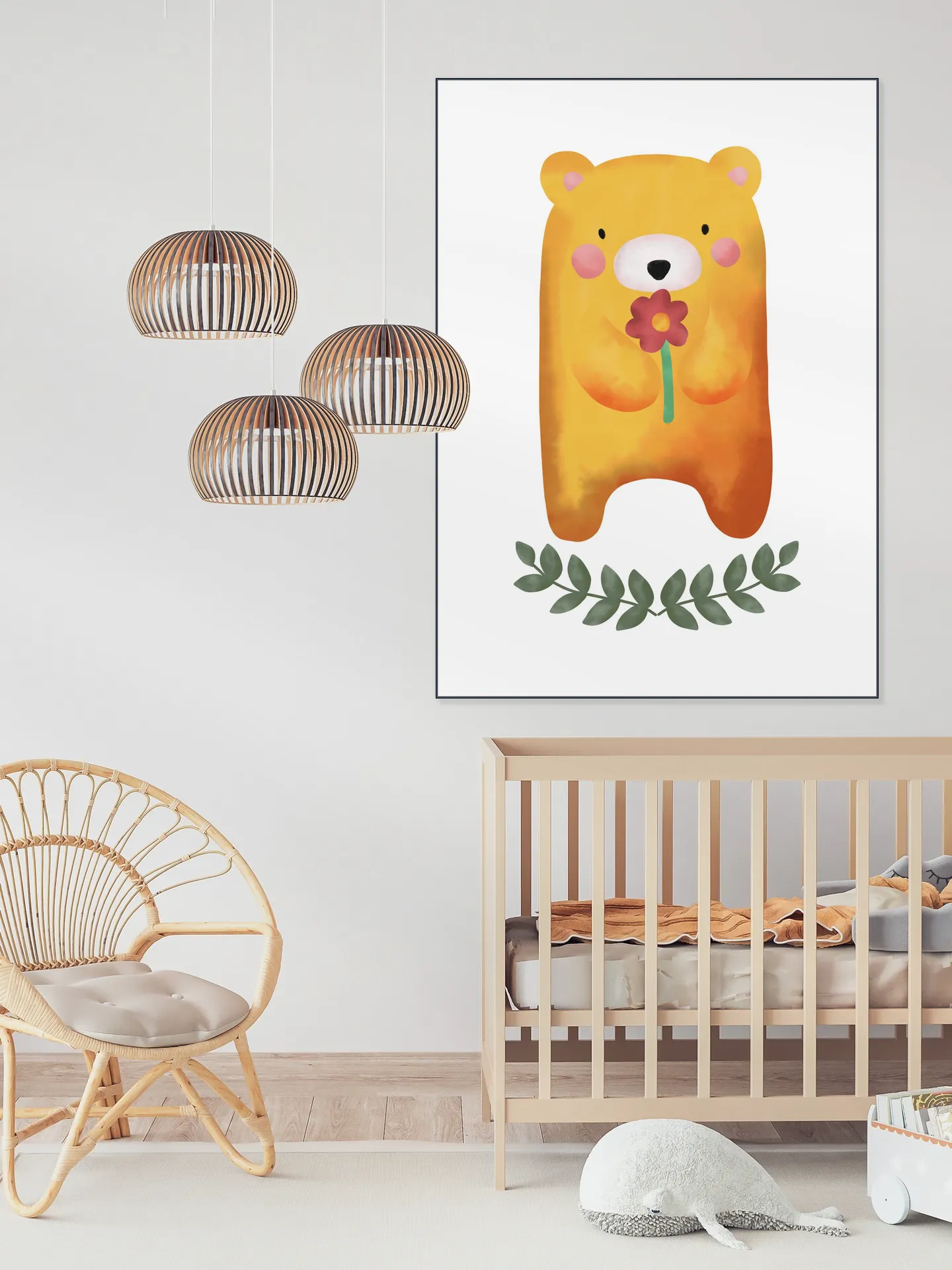 Little Bear with Blossoms