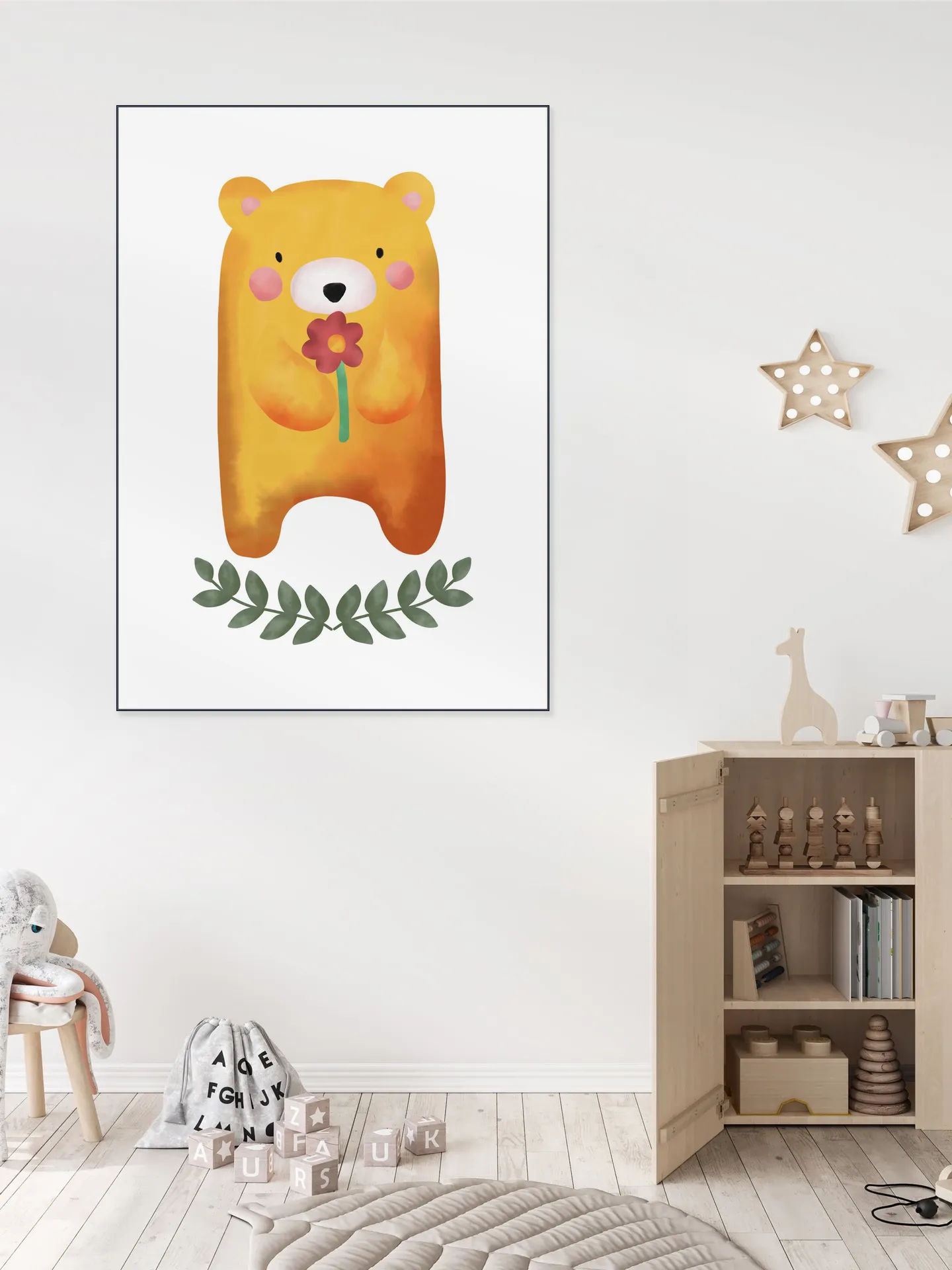 Little Bear with Blossoms