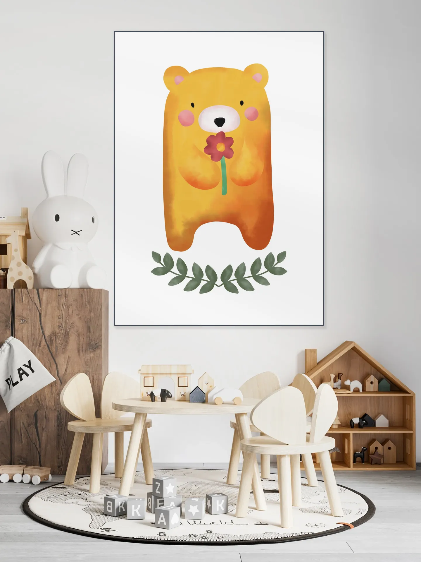 Little Bear with Blossoms