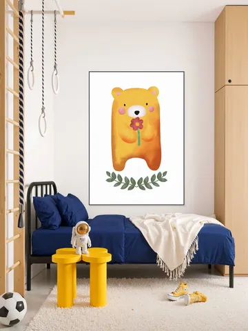 Little Bear with Blossoms