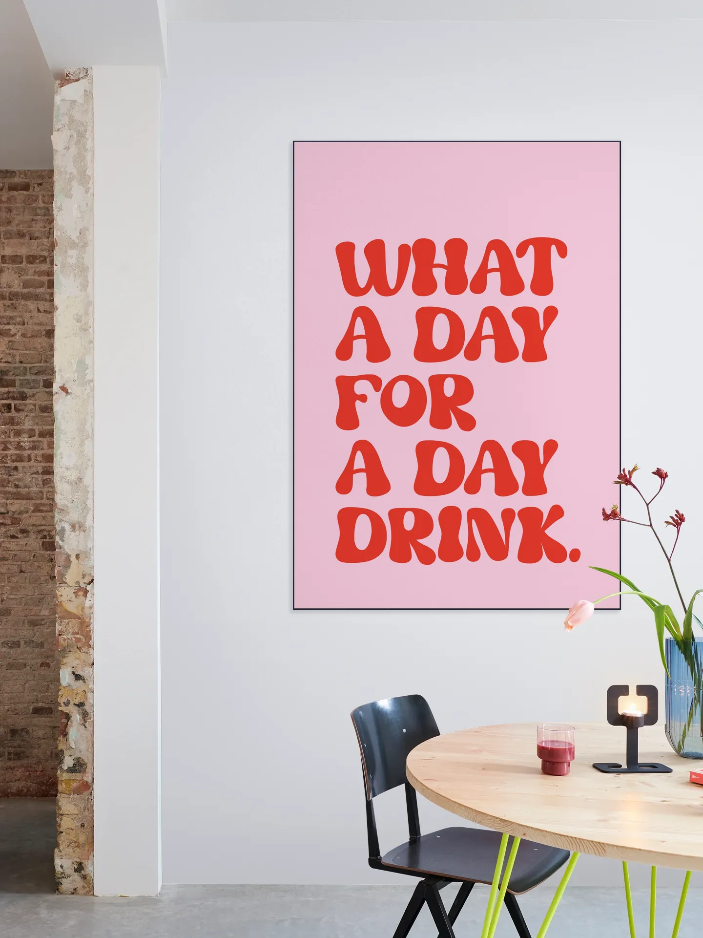 Retro Day Drink Quote