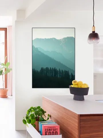 Soft Morning Light Over Alpine Pines