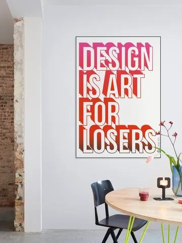 Design is art for losers