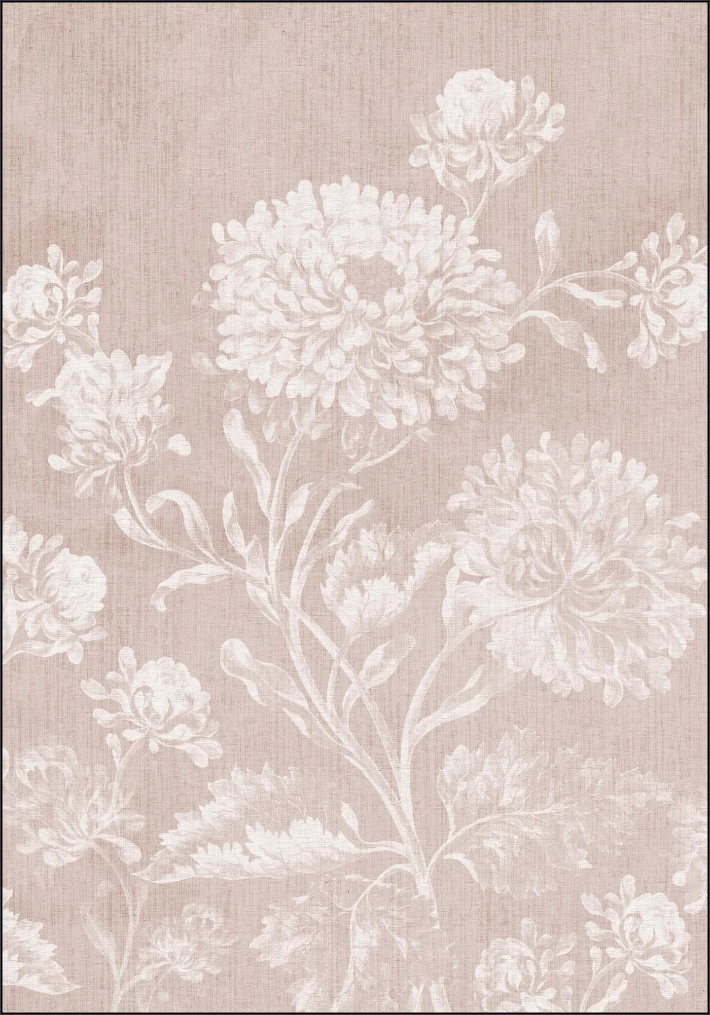 Faded baroque flowers